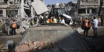 Israel drone strike location - CP