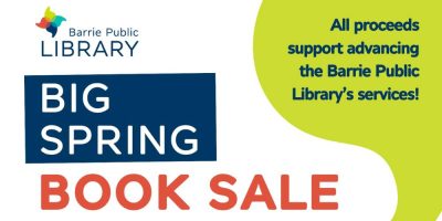 Barrie Library Spring Book Sale