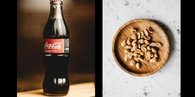 coke and peanuts via pexels