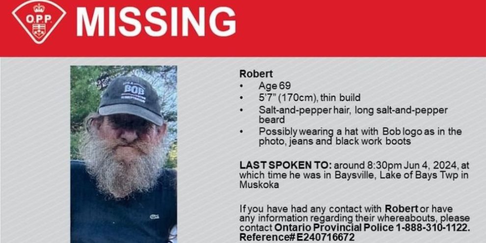 Missing Baysville man
