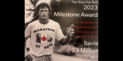 Terry Fox Barrie award