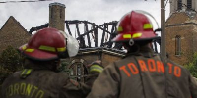 Toronto church fire - CP