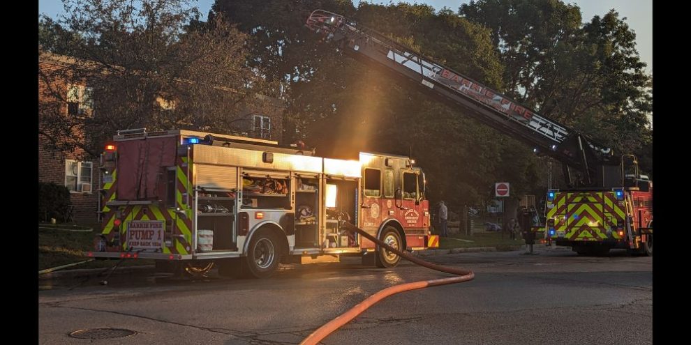 Apartment fire