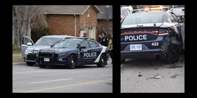 Impaired driver crashes into Barrie Police cruiser