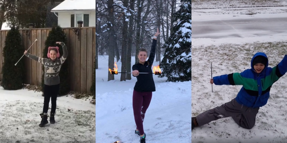 Young Athletes Practice in the Snow to Prove They Have 