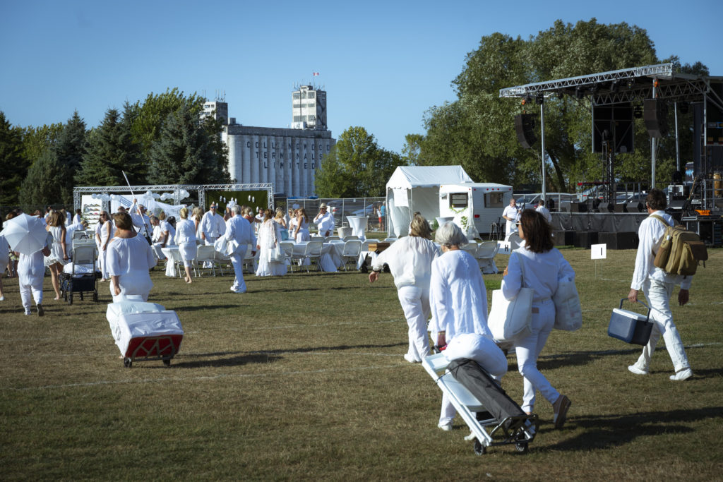 Collingwood le diner en blanc