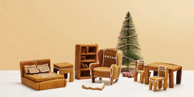 How about some gingerbread furniture for that gingerbread house?