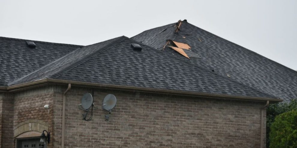 House struck by lightning in Thornton