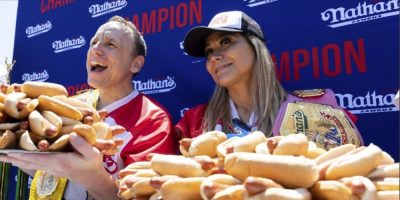 Joey Chestnut Hot Dog Contest - AP