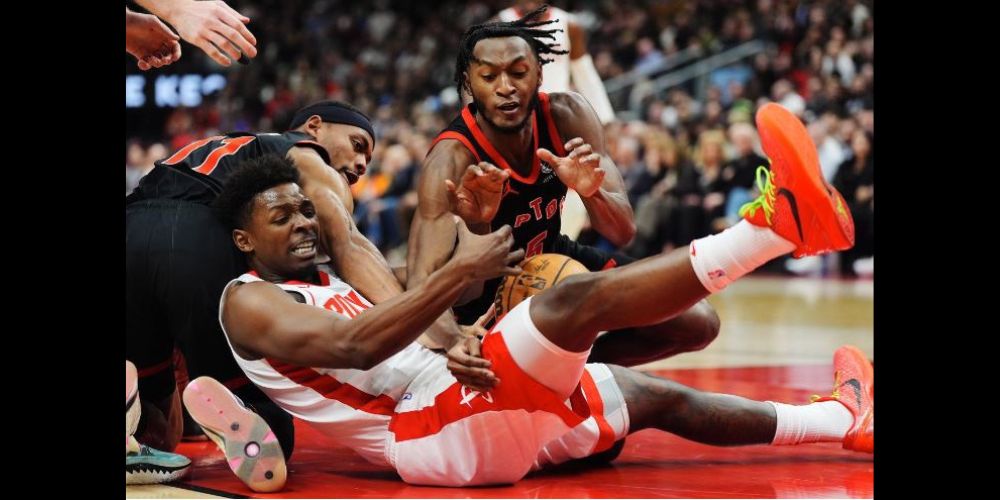 Houston Rockets Toronto Raptors Growing pains as young Toronto Raptors fend off Houston Rockets 107-104