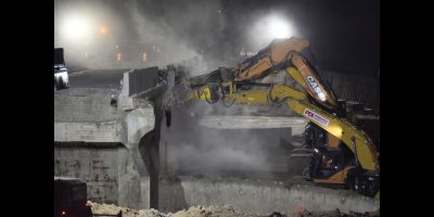 Sunnidale Road bridge demolition