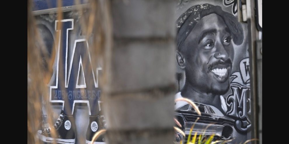 TUPAC MURAL- (AP Photo/Chris Pizzello)