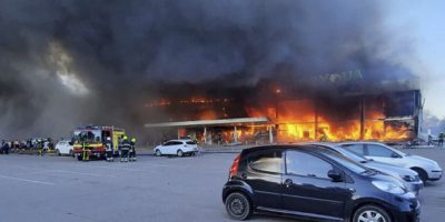 Ukraine Shopping Mall - AP