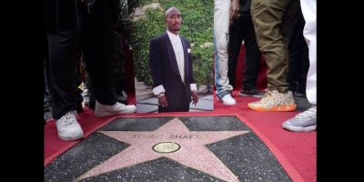 tupac/ walk of fame- via AP Photo/Chris Pizzello