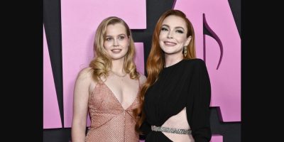 Angourie Rice and Lindsay (Photo by Evan Agostini/Invision/AP