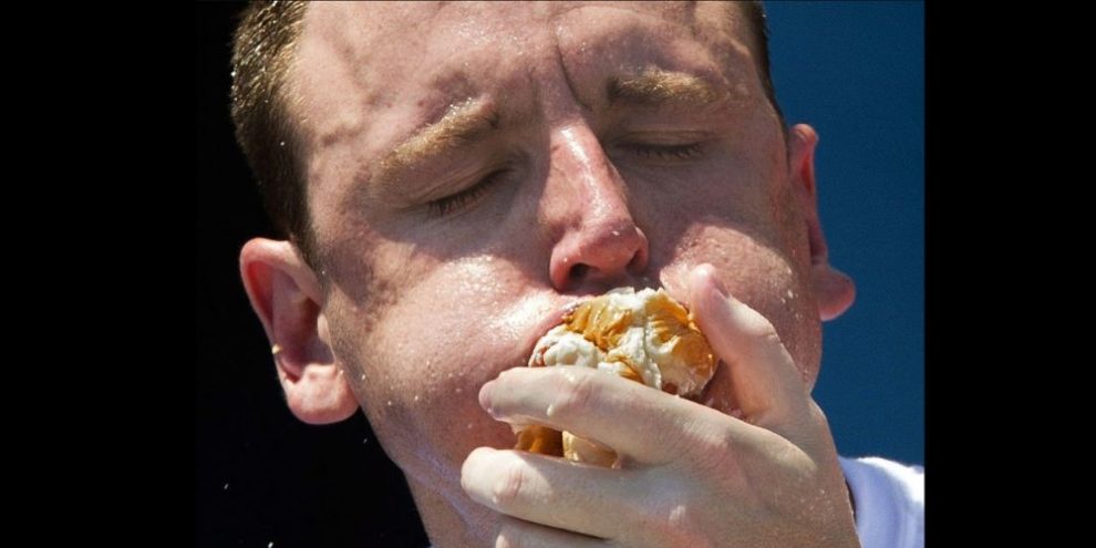 Joey Chestnut- AP by ohn Minchillo