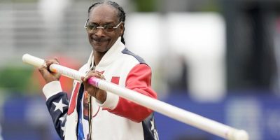 Snoop Dogg Olympics via AP by Charlie Neibergall