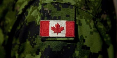 Canadian flag on CAF uniform - CP