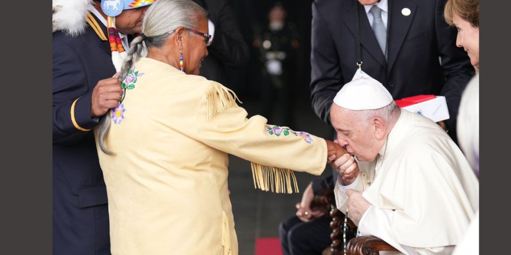 Pope arrives in Canada for 'penitential' visit aimed at Indigenous ...