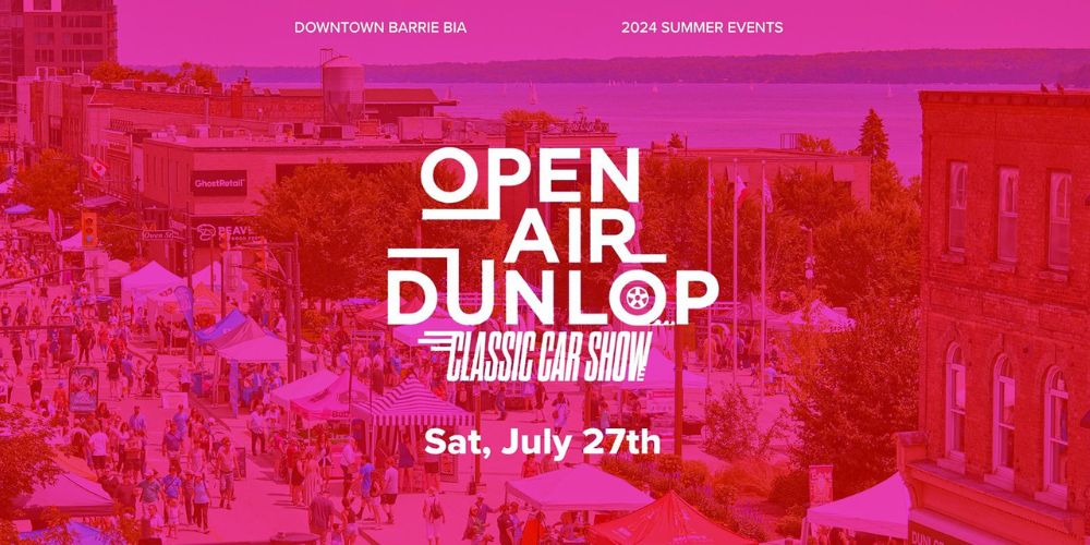 Downtown Barrie BIA announces inaugural Open Air Dunlop Classic Car Show