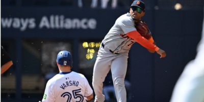 Rogers' grand slam lifts surging Detroit Tigers 7-3 over Toronto Blue Jays