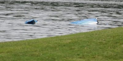 Float plane crashes in Lake St. John in Ramara