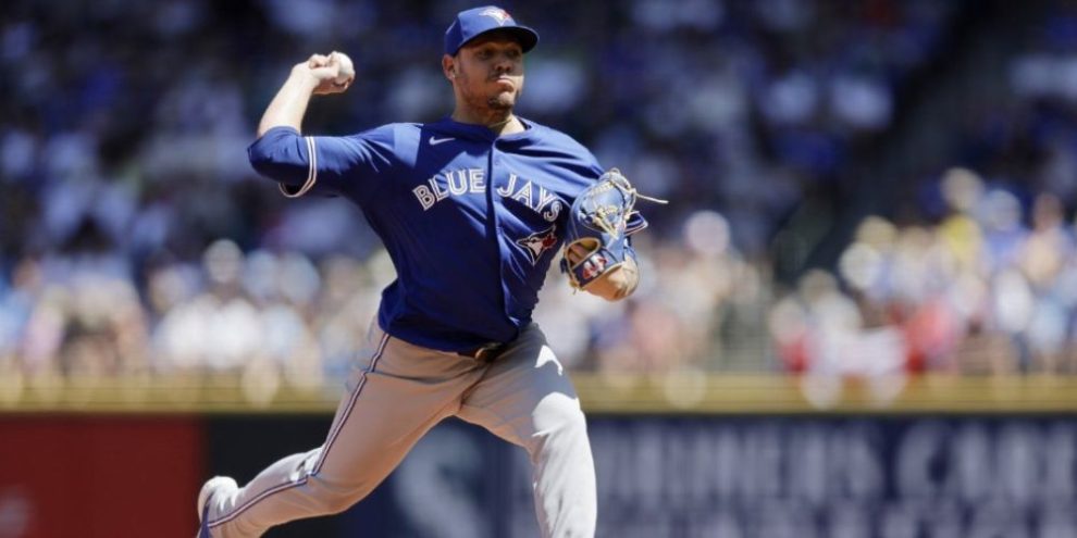 Rodriguez gets first win, Kirk drives offence as Blue Jays beat Mariners 5-4