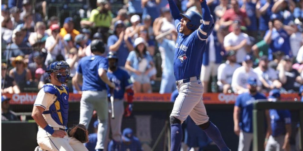 Varsho's RBI single in 10th lifts Blue Jays to 5-4 win in Seattle