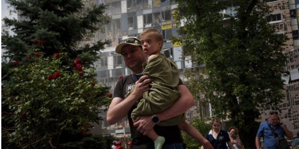 Russia's heaviest bombardment of Kyiv in 4 months hits a children's hospital