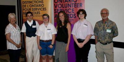 6 of the 8 Barrie Public Library volunteers recognized at the Volunteer Service Awards