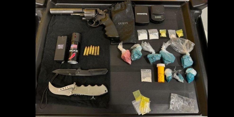 Seized drugs and weapons