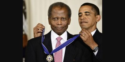 AP-Sidney poitier/obama