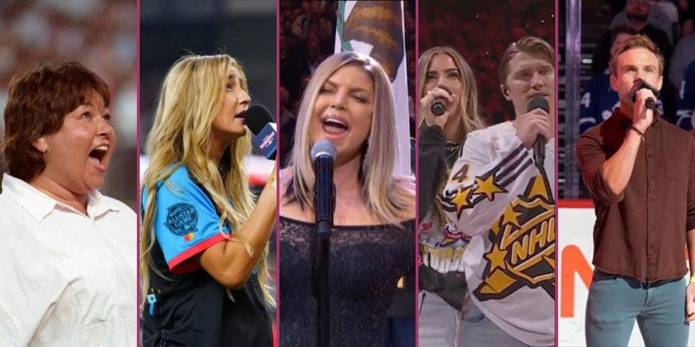 The worst National Anthem Performances