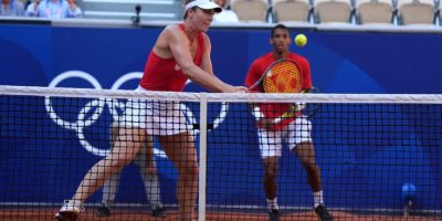 Dabrowski, Auger-Aliassime win Olympic mixed doubles tennis bronze