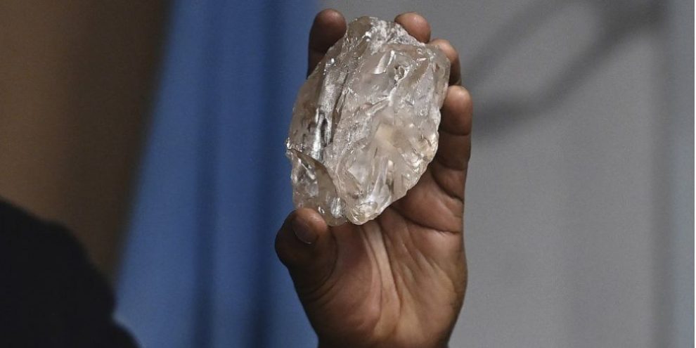 The biggest diamond in over a century is found in Botswana - a whopping 2,492 carats