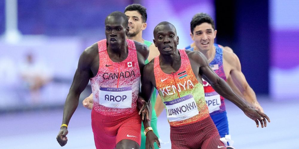 Canada's Marco Arop wins silver in men's 800 metres at Paris Olympics ...