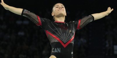 Canada's Sophiane Methot wins bronze in trampoline gymnastics