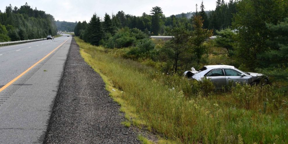 Highway 11 rollover