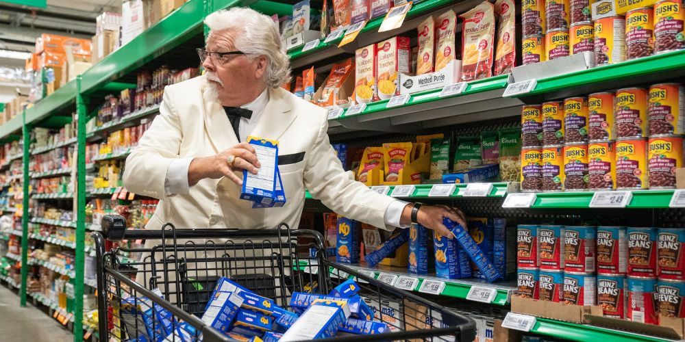 KFC Colonel Sanders buying KD