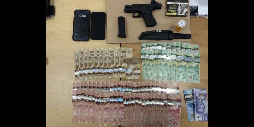 Seized items by Barrie police