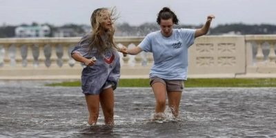 Helene weakens to a tropical storm with maximum sustained winds of 70 mph over Georgia