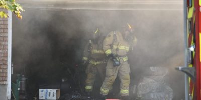 Barrie fire crews knock down blaze in garage