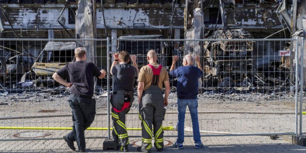 Fire burns down fire station in Germany that lacked fire alarms