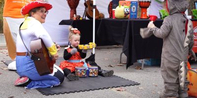 Accessible Halloween Village