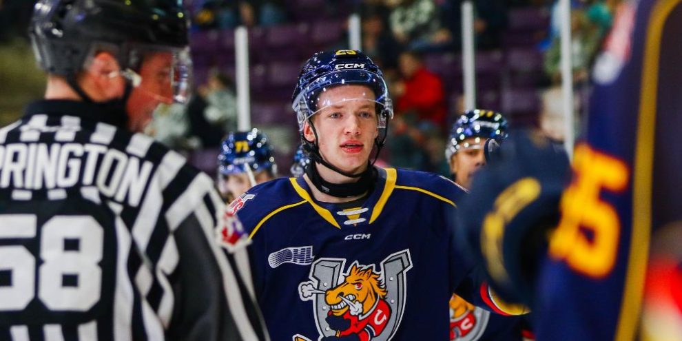 Brad Gardiner of the Barrie Colts