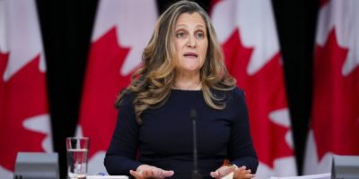 Freeland says the two-month GST holiday is meant to tackle the 'vibecession'