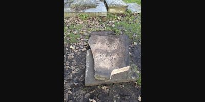 Scrooge grave by AP via West mercia Police