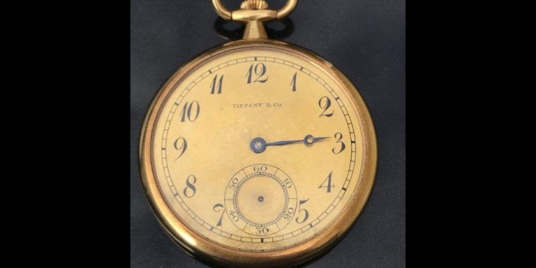 A Gold Pocket Watch Given To The Captain Who Rescued Titanic Survivors ...