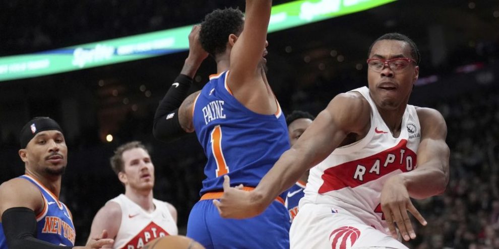 Scottie Barnes re-added to Raptors' injury woes in 113-108 loss to Knicks