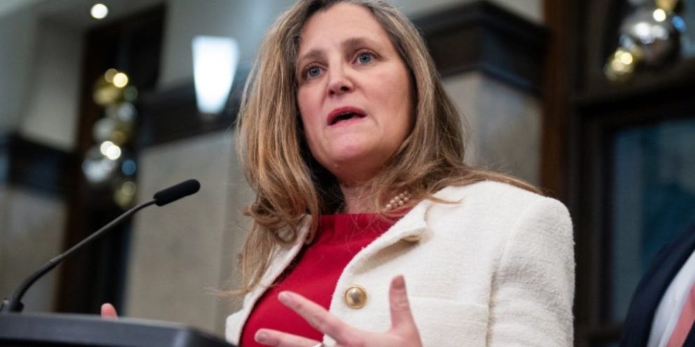 CP - Chrystia Freeland